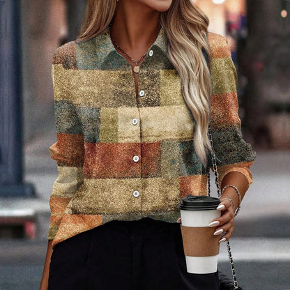 LP | Camicia da donna con maniche lunghe e abbottonatura