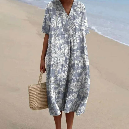 LP | Abito midi con scollo a V