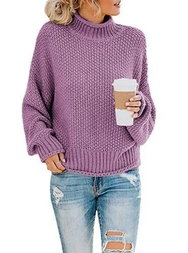 LP | Accogliente pullover oversize con scollo a tartaruga
