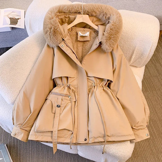 LP elegante MW | con collo di pelliccia