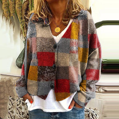 LP | Cardigan patchwork boho con fiori