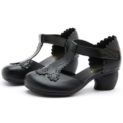 LP | Scarpe casual vintage in stile senza tempo con tacco